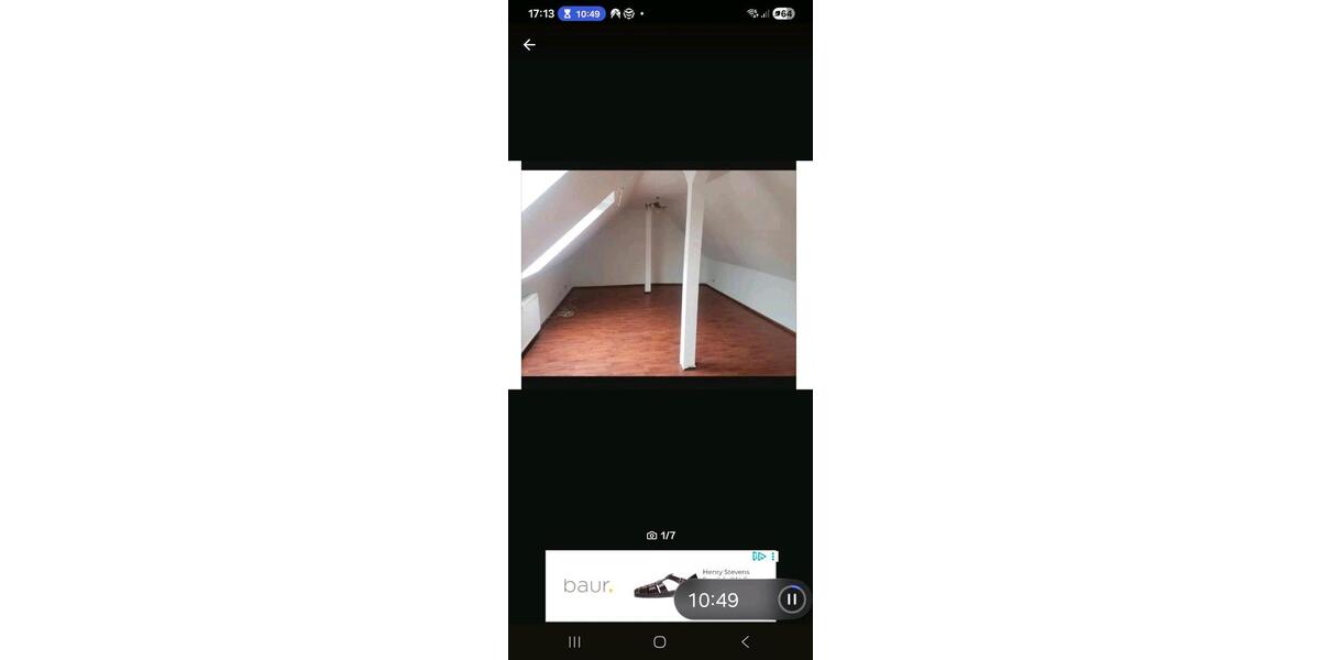 Dachgeschoßwohnung Gelsenkirchen Rotthausen - 2 Zimmer, 50 m&sup2;, 390&euro; | Angebot:26535353