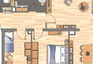 Wohnung Witten Herbede - 4 Zimmer, 73 m&sup2;, 569&euro; | Angebot:27122615