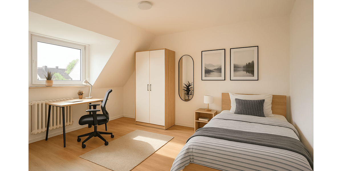 Etagenwohnung Essen Steele - 1 Zimmer, 15 m&sup2;, 435&euro; | Angebot:27258709