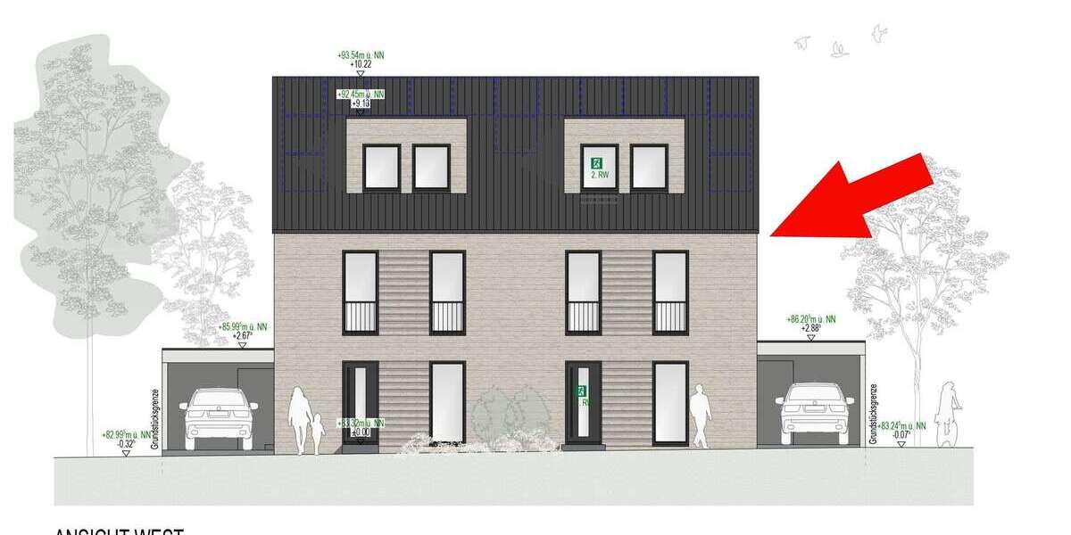 Etagenwohnung Heiden - 4 Zimmer, 106 m&sup2;, 1.475&euro; | Angebot:27247309