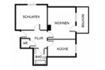 Etagenwohnung Gelsenkirchen Gelsenkirchen-Nord - 2 Zimmer, 60 m&sup2;, 378&euro; | Angebot:24877997