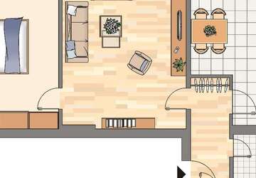 Wohnung Herne Börnig - 2 Zimmer, 57 m&sup2;, 429&euro; | Angebot:27169013