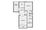 Etagenwohnung Witten Herbede - 4 Zimmer, 88 m&sup2;, 690&euro; | Angebot:26625366