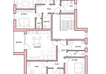 Wohnung Olfen - 3 Zimmer, 92 m&sup2;, 1.058&euro; | Angebot:26439219