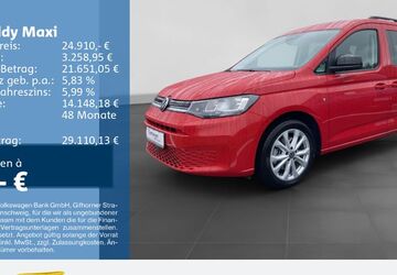 VW Caddy 55.204 km 24.910 &euro; Bochum 44892