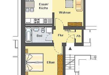 Wohnung Recklinghausen Süd - 2 Zimmer, 54 m&sup2;, 459&euro; | Angebot:26933392